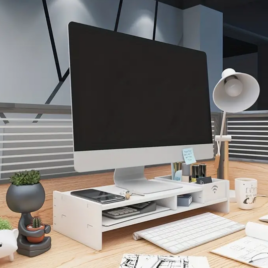 Organisateur de bureau avec support pour moniteur
