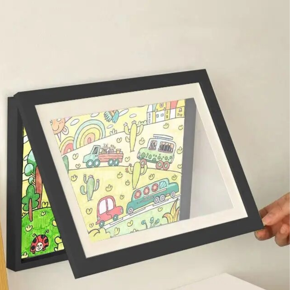 Cadre pour projets artistiques d'enfants