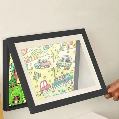 Cadre pour projets artistiques d'enfants