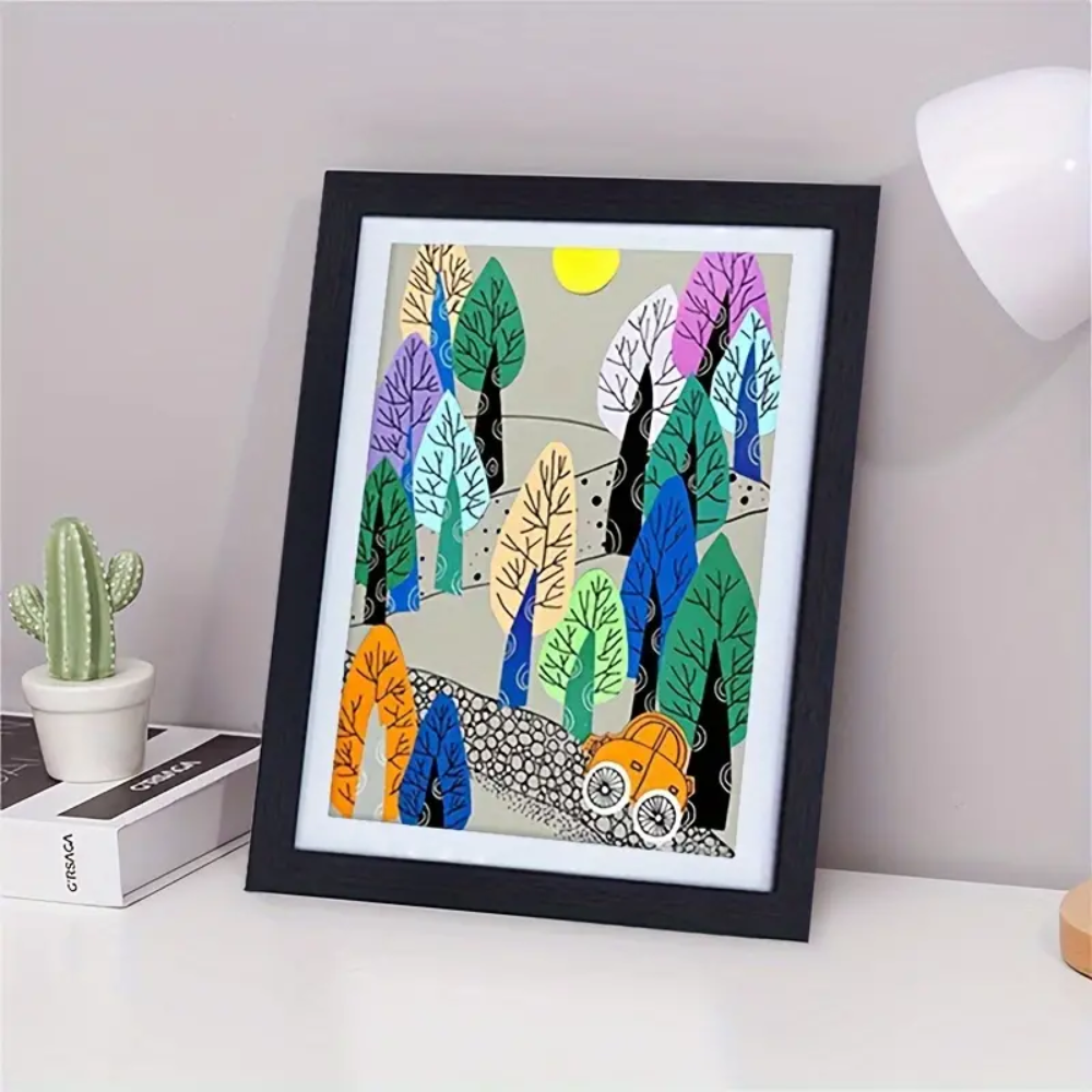Cadre pour projets artistiques d'enfants
