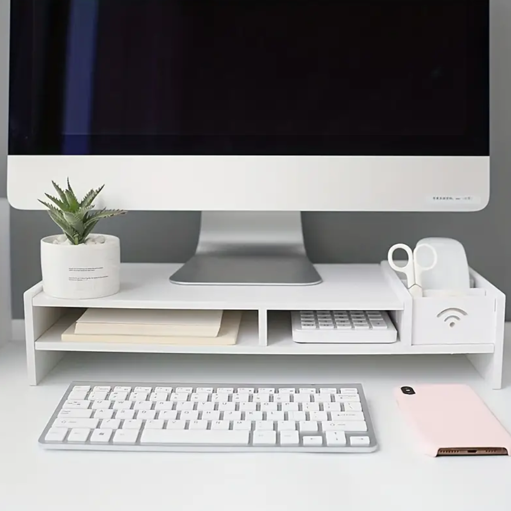 Organisateur de bureau avec support pour moniteur