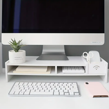 Organisateur de bureau avec support pour moniteur