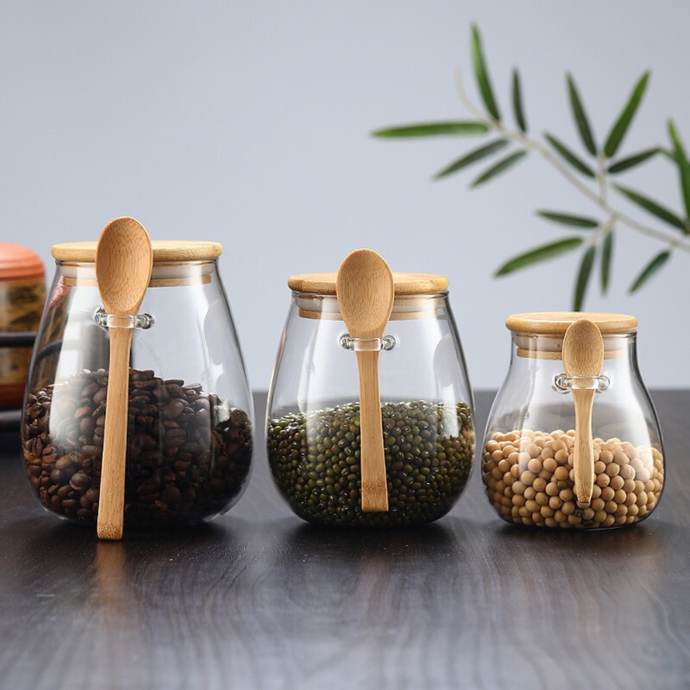 Pot en bois de bambou