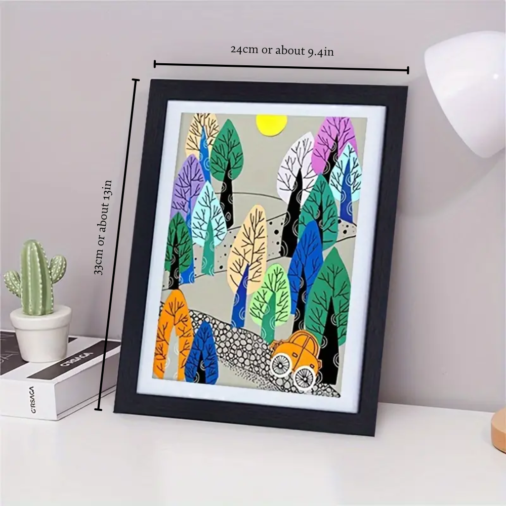 Cadre pour projets artistiques d'enfants