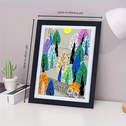 Cadre pour projets artistiques d'enfants