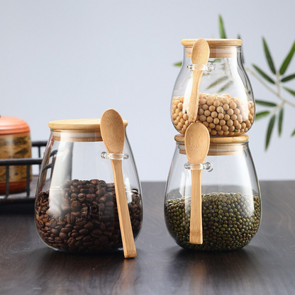 Pot en bois de bambou