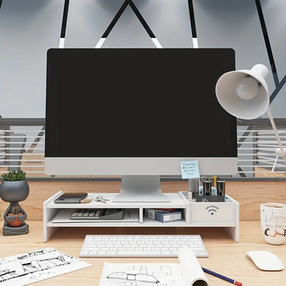 Organisateur de bureau avec support pour moniteur