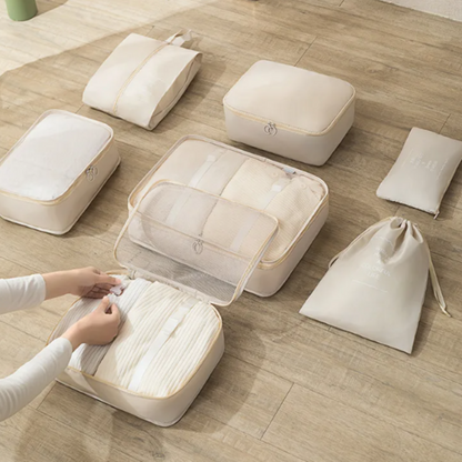 Ensemble de cubes de voyage organisés (7 pièces)