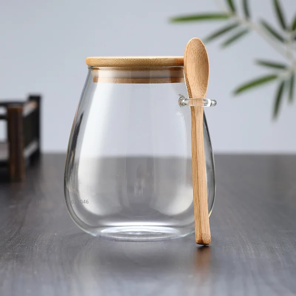 Pot en bois de bambou