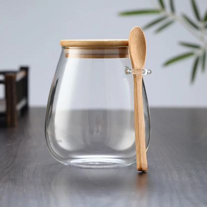 Pot en bois de bambou