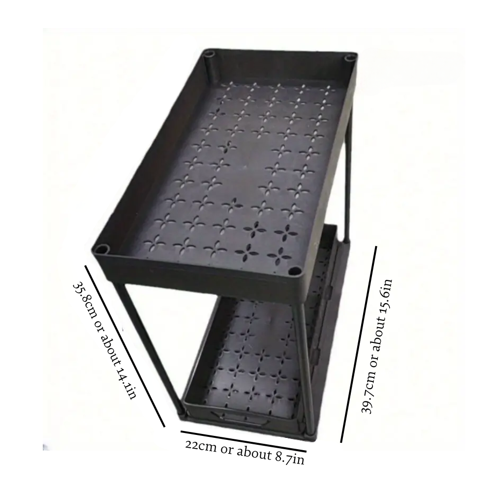 Rangement sous évier (1 lot de 2 rangements) (BLACKLIST)