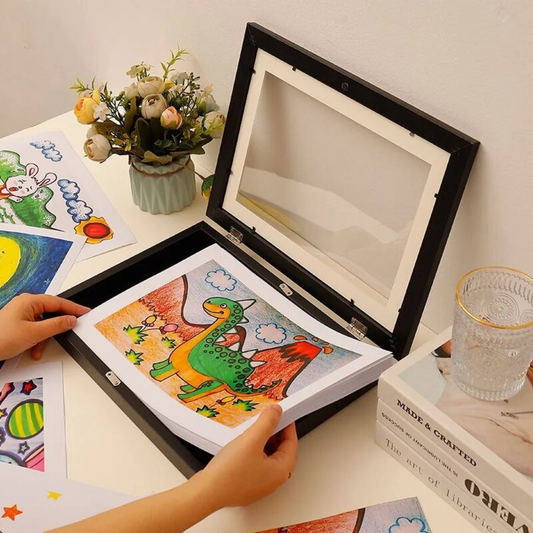 Cadre pour projets artistiques d'enfants