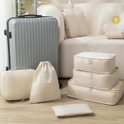 Ensemble de cubes de voyage organisés (7 pièces)