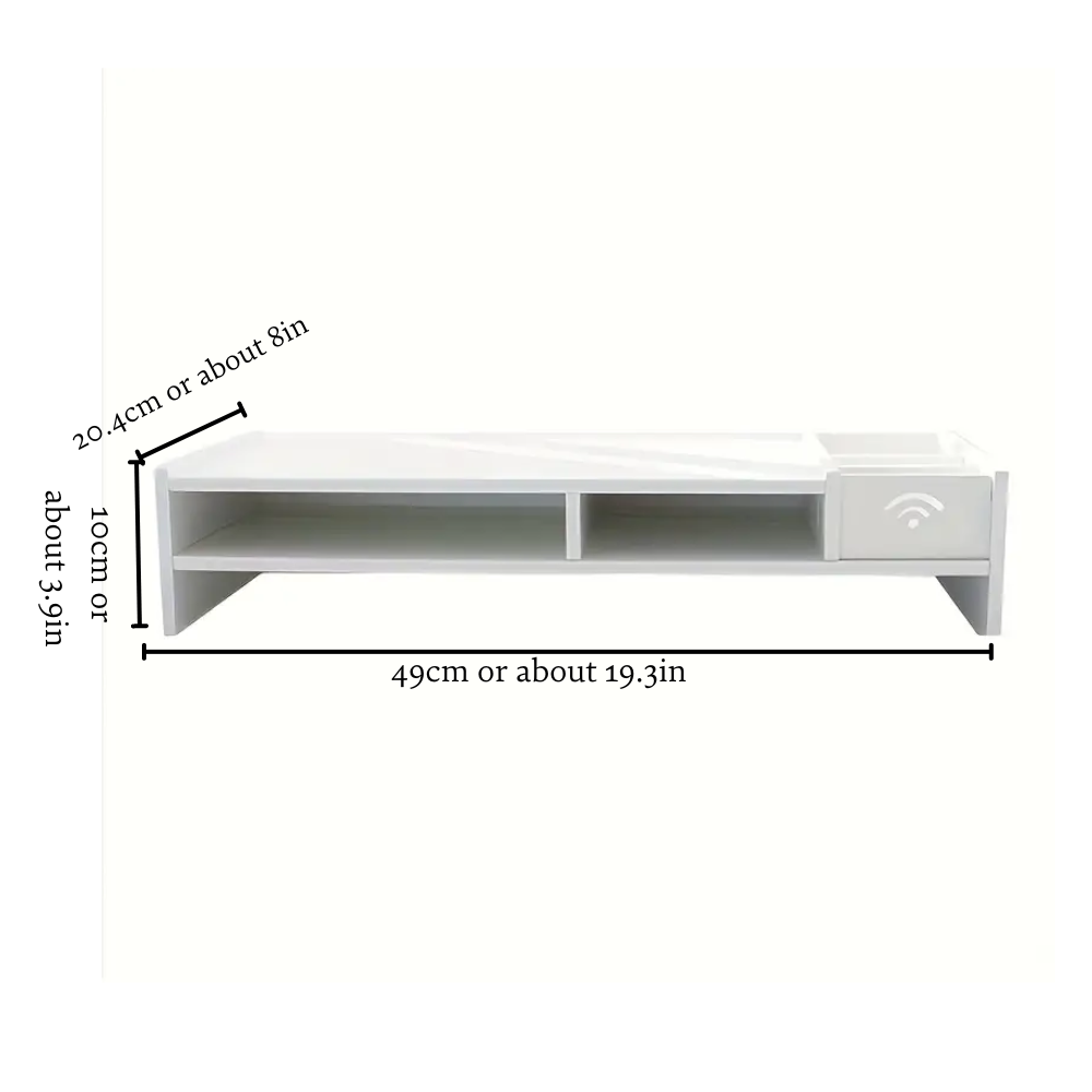 Organisateur de bureau avec support pour moniteur