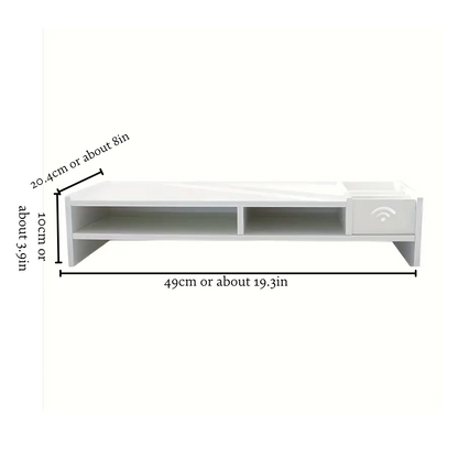 Organisateur de bureau avec support pour moniteur